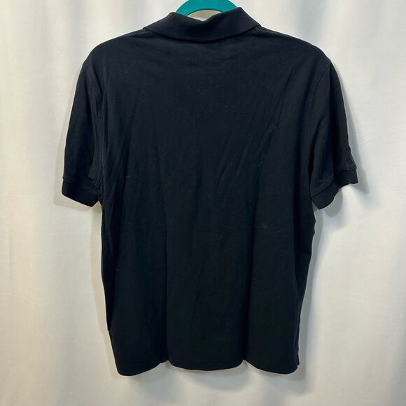 BOSS Hugo Boss Black 3 Button Short Sleeve Polo Pima Cotton Large - Picture 4 of 4